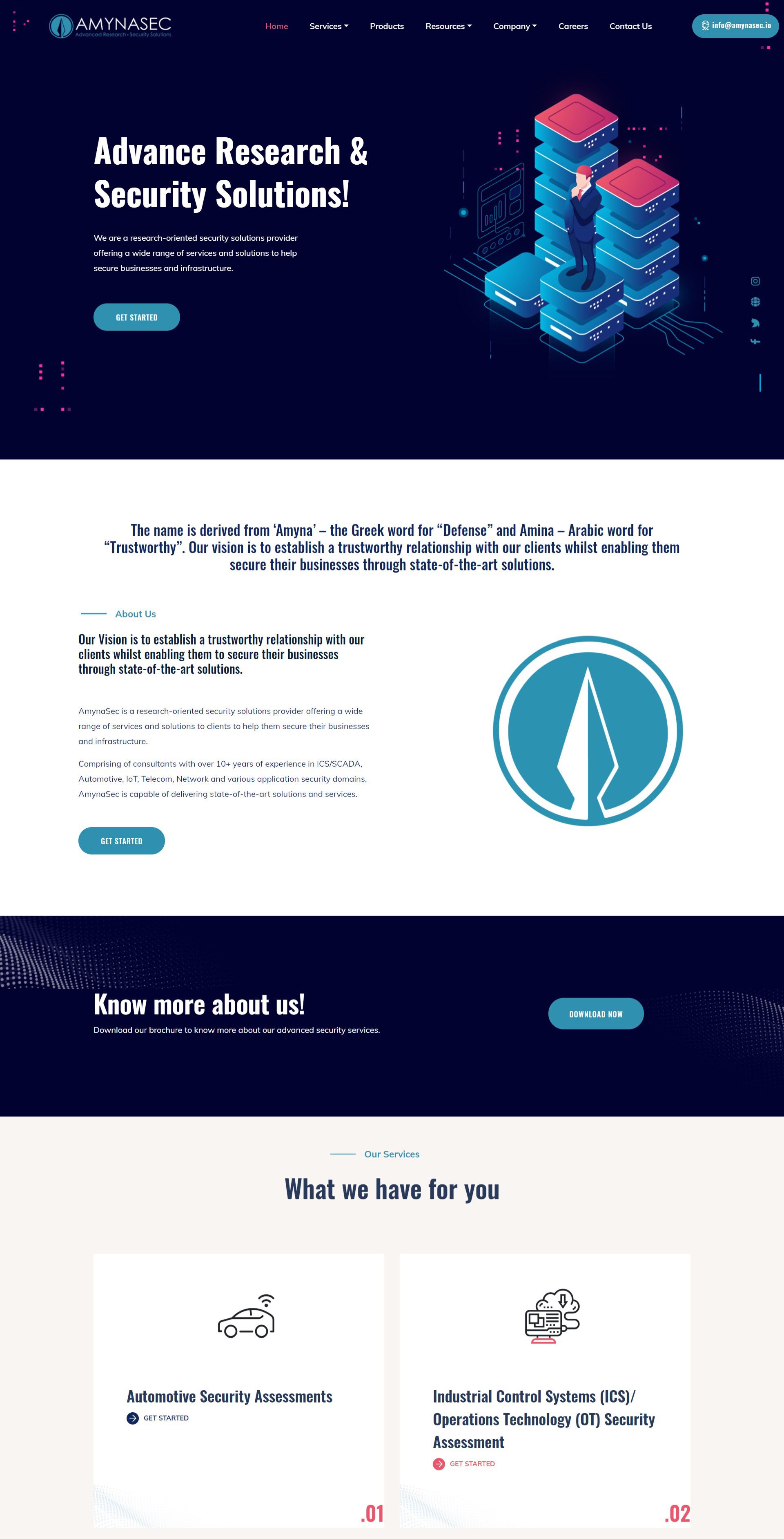 Amynasec Webpage Image